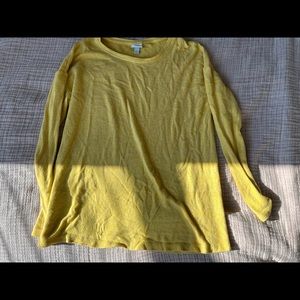 TARGET brand yellow sweater